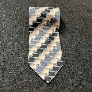 Handmade 100% silk mens neck tie by Pierre Balmain Couture